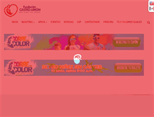 Tablet Screenshot of fundacioncastrolimon.org